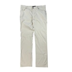 Ermenegildo Zegna Chino Pants Mens Size 36 Khaki Beige Slim Fit Cotton Trousers